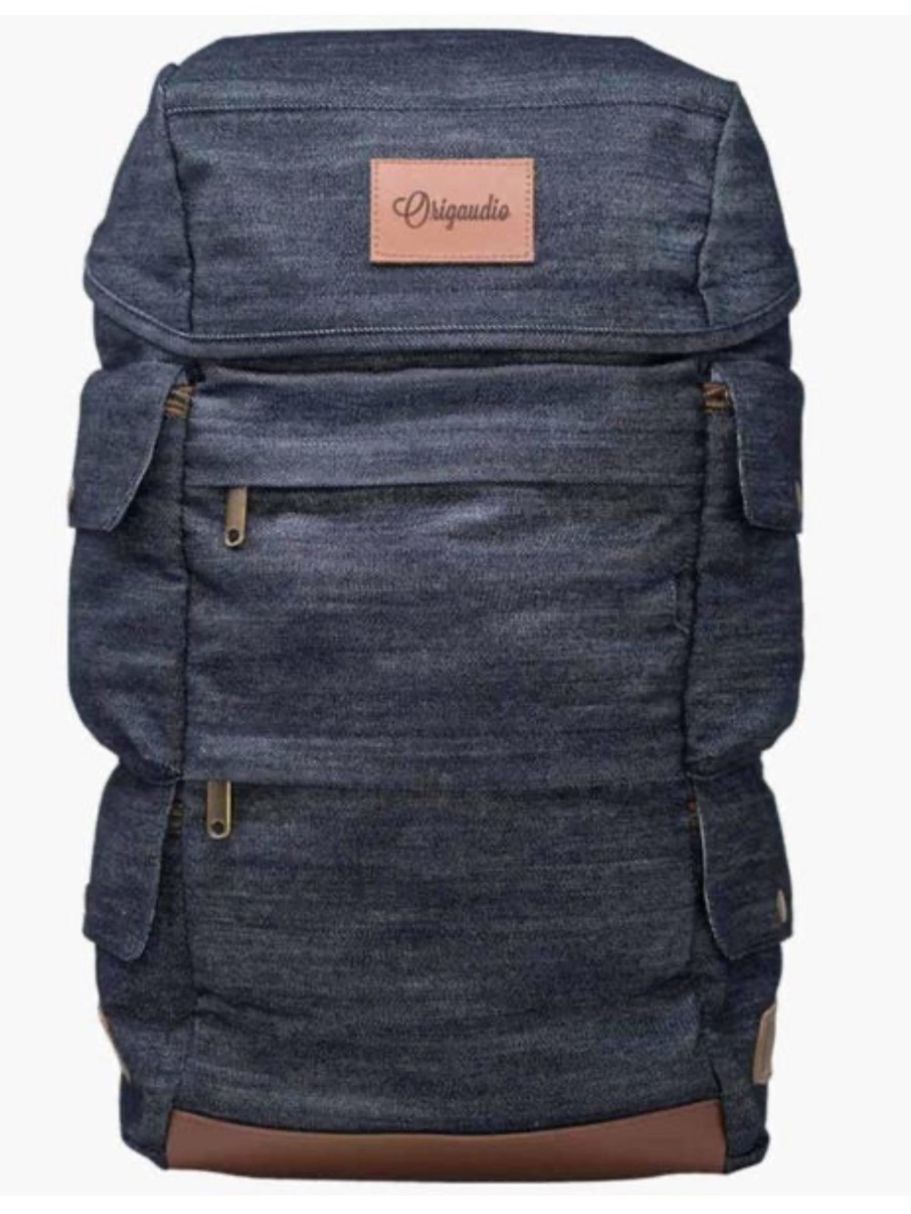 Like New Origaudio Denim Presidio Backpack